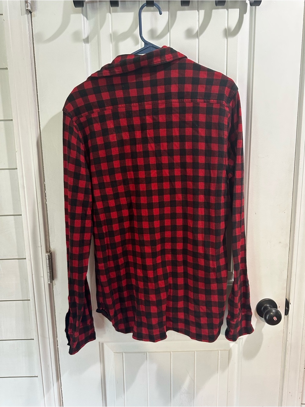 Polo Ralph Lauren Women’s M Buffalo Plaid Flannel Tunic Shirt Red Black - Picture 5 of 5